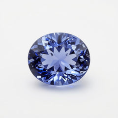 Tanzanite 1PC Large 10x12 MM Oval Faceted Blue Sparkling Semi Precious Gems