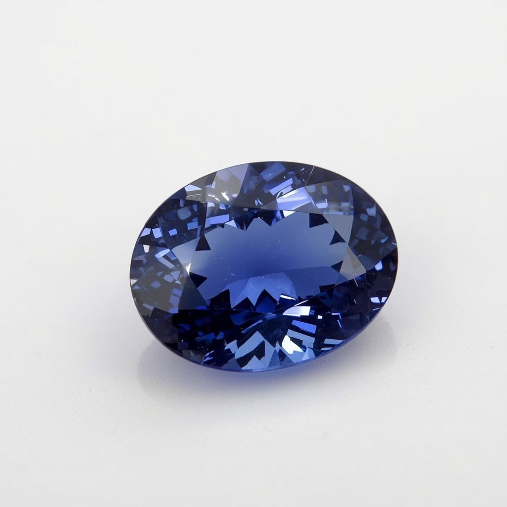 Tanzanite 1PC Large 10x14 MM Oval Faceted Blue Polished Semi Precious Loose Gems
