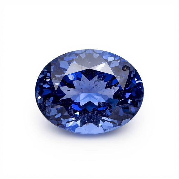 Tanzanite 1PC Chunky 15x20 MM Oval Faceted Blue Lustrous Semi Precious Gems
