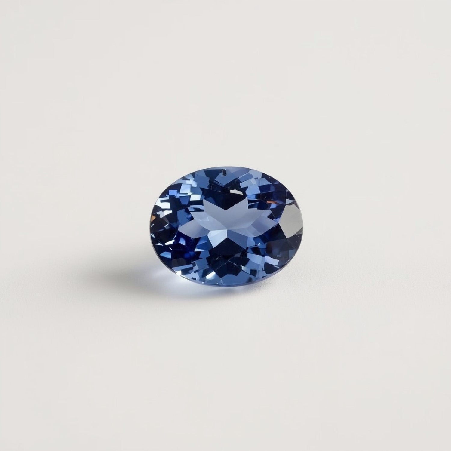 Tanzanite 1PC Tiny 3x5 MM Oval Faceted Blue Lustrous Semi Precious Loose Gemstone Второстепенное изображение товара