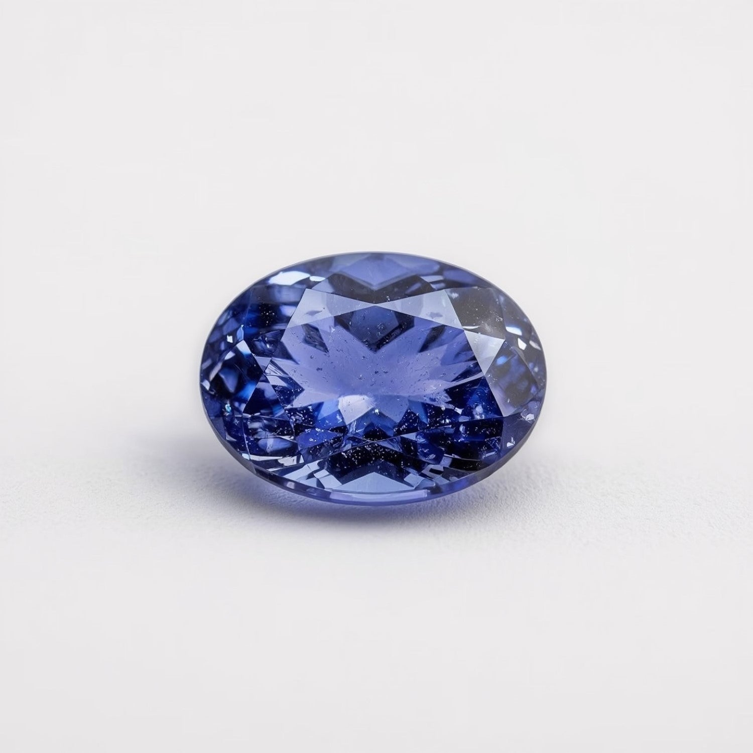 Tanzanite 1PC Small 6x9 MM Oval Faceted Blue Natural Semi Precious Loose Gemstone Второстепенное изображение товара