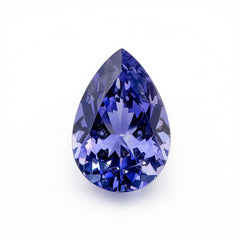 Tanzanite 1PC Large 10x14 MM Pear Faceted Blue Pure Semi Precious Loose Gemstones