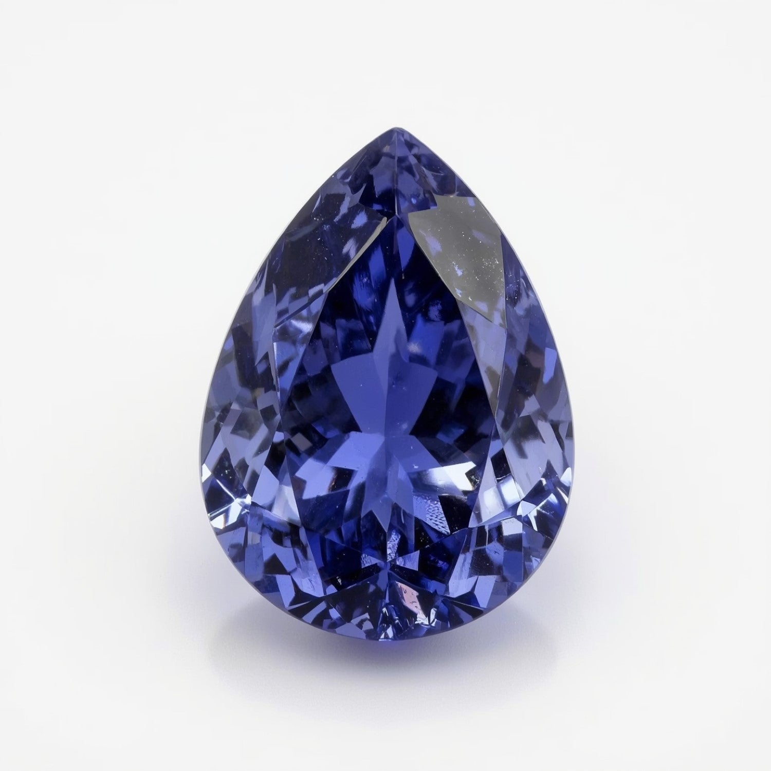 Tanzanite 1PC Chunky 13x18 MM Pear Faceted Blue Brilliant Semi Precious Loose Gems Второстепенное изображение товара