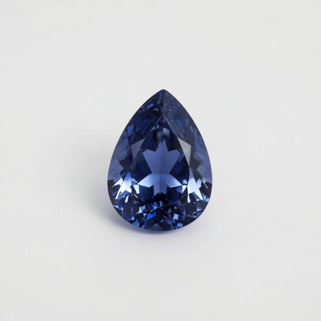 Tanzanite 1PC Tiny 3x5 MM Pear Faceted Blue Sparkling Semi Precious Gems