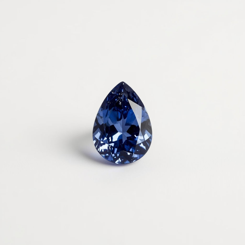 Tanzanite 1PC Tiny 4x6 MM Pear Faceted Blue Polished Semi Precious Loose Gems