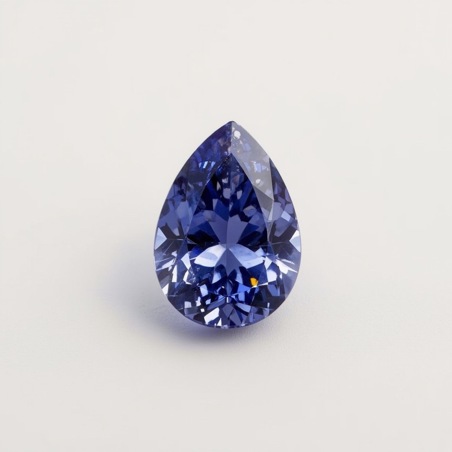 Tanzanite 1PC Tiny 5x7 MM Pear Faceted Blue Splendid Semi Precious Loose Gemstone Главное изображение товара