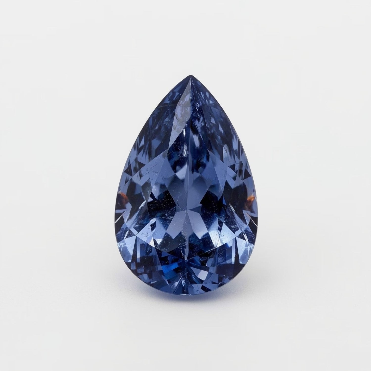 Tanzanite 1PC Medium 7x10 MM Pear Faceted Blue Fine Semi Precious Loose Gemstone Главное изображение товара