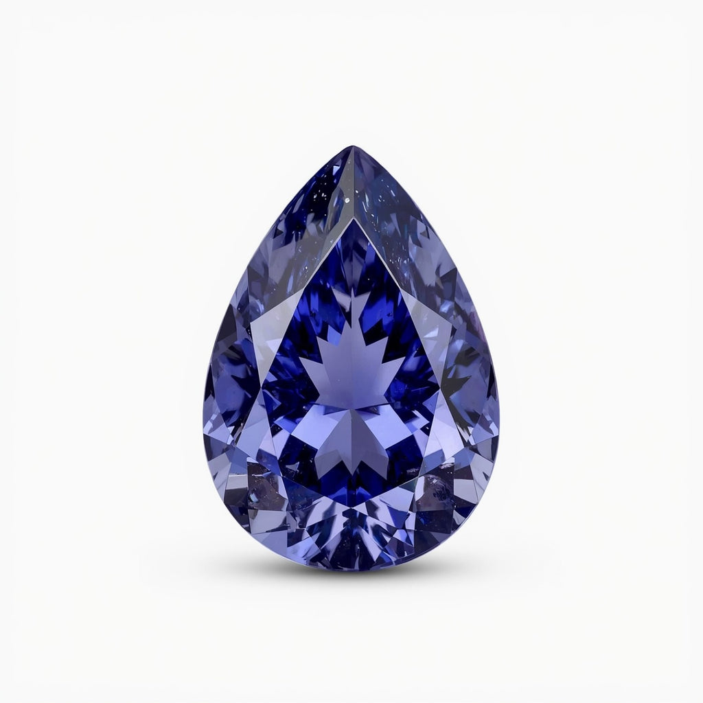 Tanzanite 1PC Medium 7x10 MM Pear Faceted Blue Fine Semi Precious Loose Gemstone