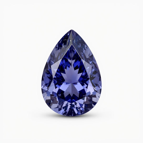 Tanzanite 1PC Medium 7x10 MM Pear Faceted Blue Fine Semi Precious Loose Gemstone