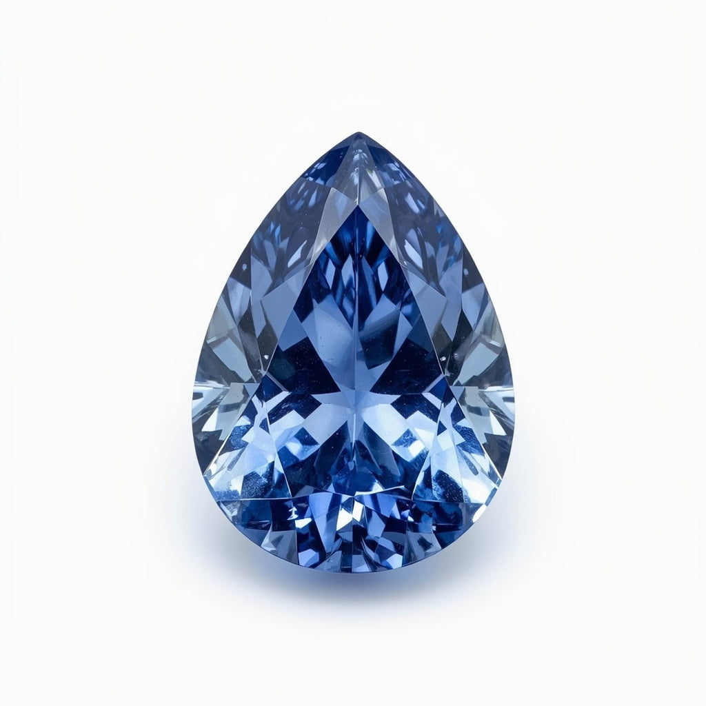 Tanzanite 1PC Medium 8x10 MM Pear Faceted Blue High-Quality Semi Precious Loose Gemstones