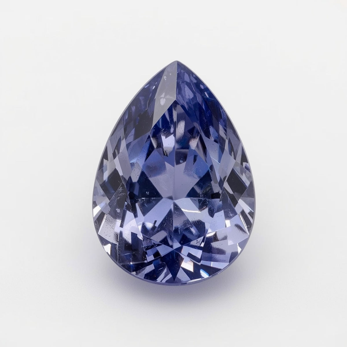 Tanzanite 1PC Large 9x11 MM Pear Faceted Blue Natural Semi Precious Gems