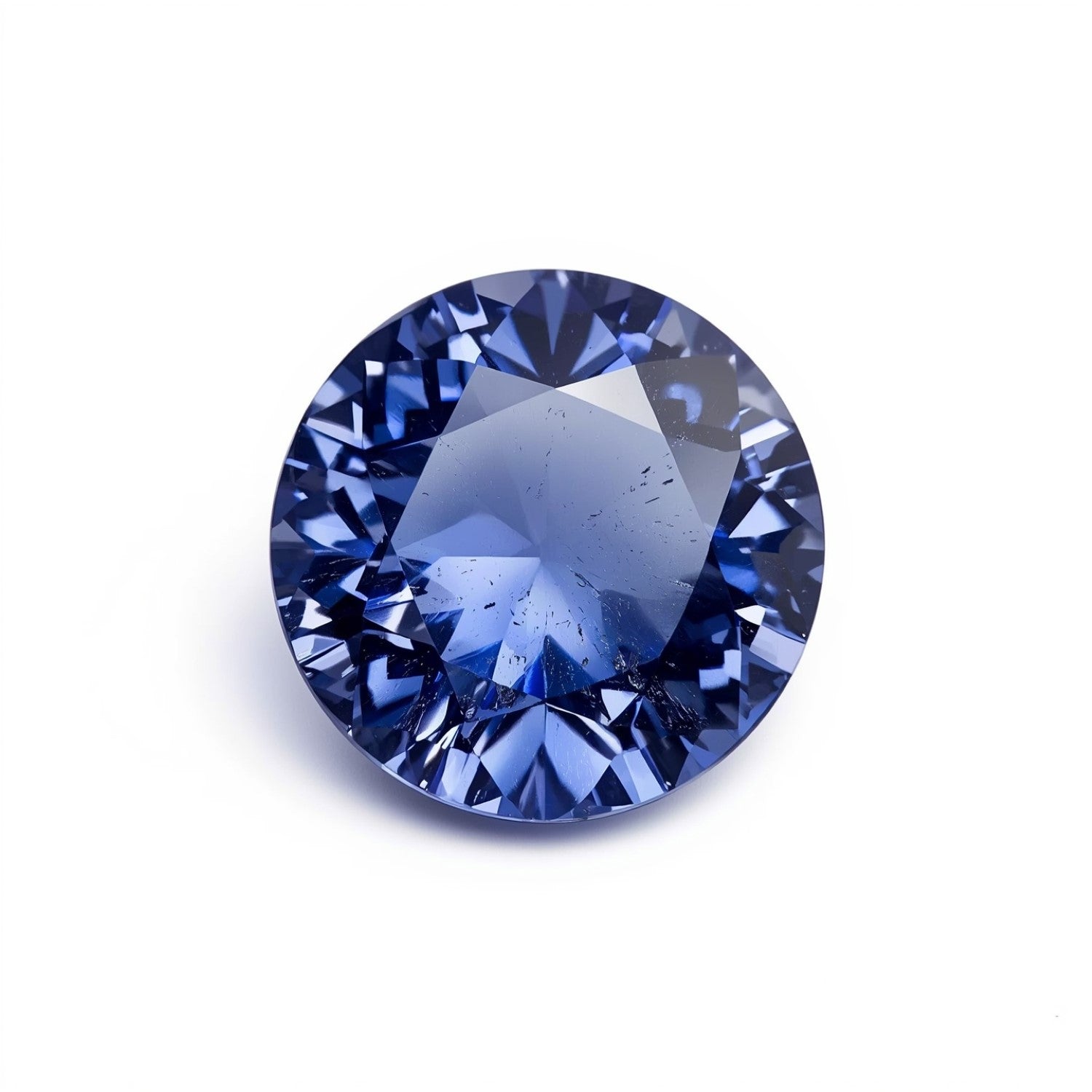 Tanzanite 1PC Large 10x10 MM Round Faceted Blue Shine Semi Precious Loose Gemstones