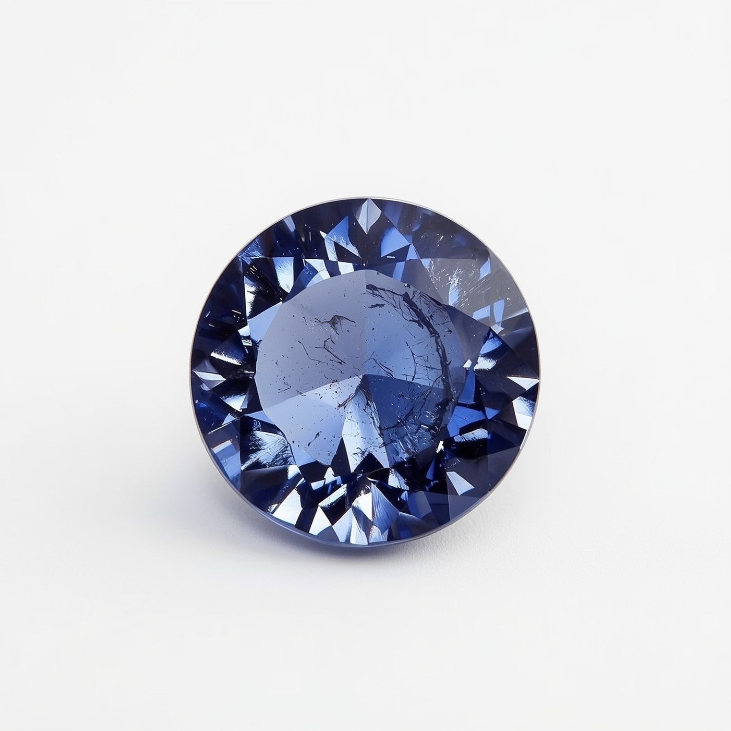 Tanzanite 1PC Large 10x10 MM Round Faceted Blue Shine Semi Precious Loose Gemstones Второстепенное изображение товара