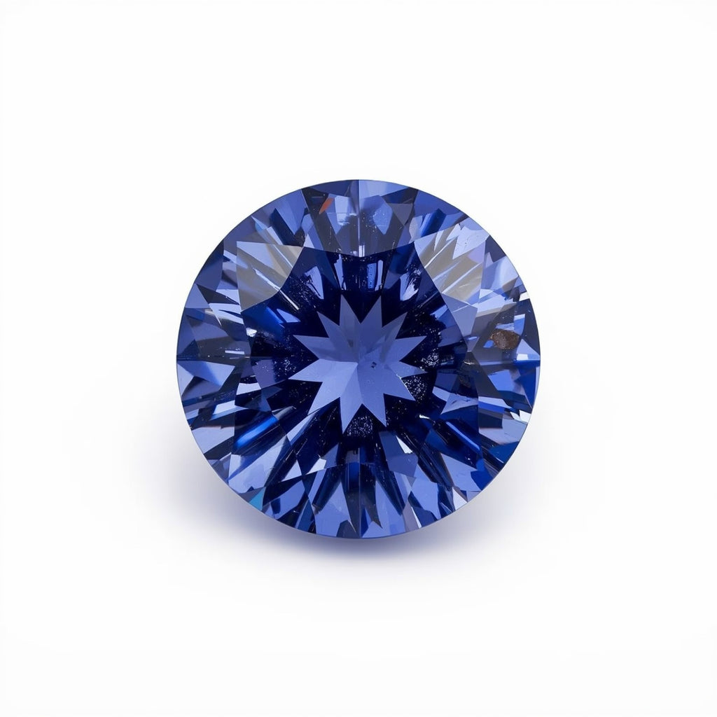 Tanzanite 1PC Large 11x11 MM Round Faceted Blue Fine Semi Precious Gems