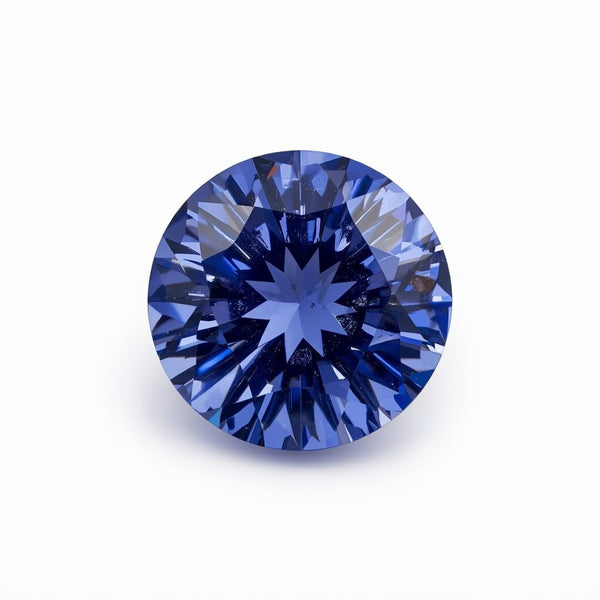 Tanzanite 1PC Large 11x11 MM Round Faceted Blue Fine Semi Precious Gems