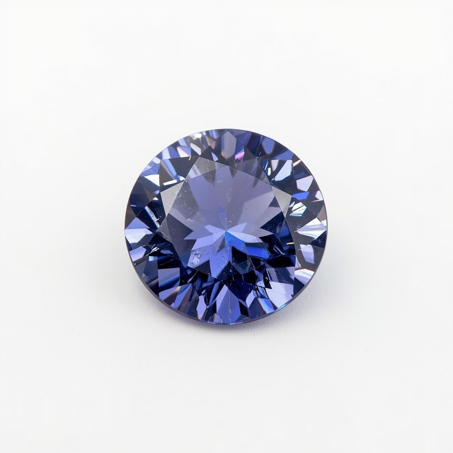 Tanzanite 1PC Large 12x12 MM Round Faceted Blue High-Quality Semi Precious Loose Gems Второстепенное изображение товара