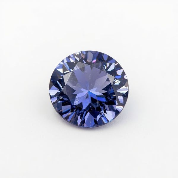 Tanzanite 1PC Large 12x12 MM Round Faceted Blue High-Quality Semi Precious Loose Gems