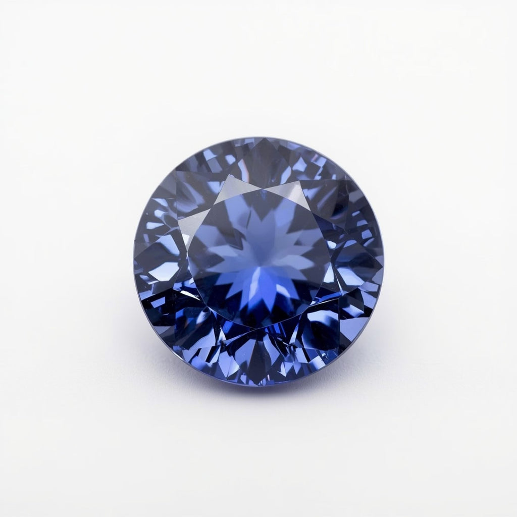 Tanzanite 1PC Chunky 16x16 MM Round Faceted Blue Pure Semi Precious Loose Gems