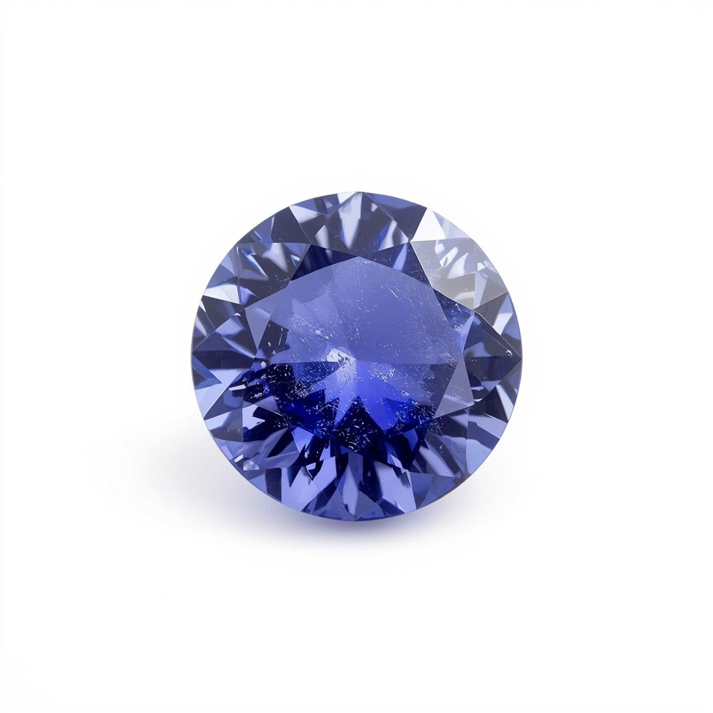 Tanzanite 1PC Small 8x8 MM Round Faceted Blue Luster Semi Precious Loose Gems