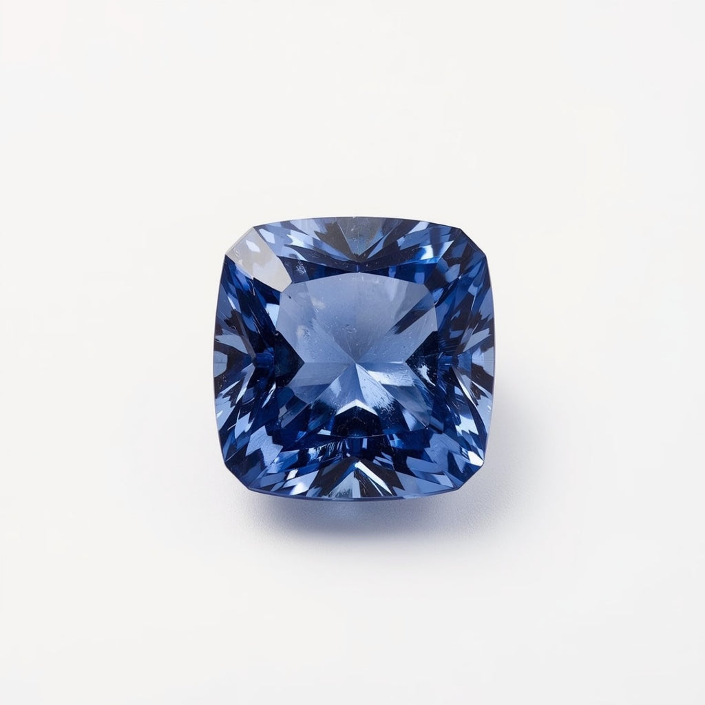 Tanzanite 1PC Large 10x10 MM Square Faceted Blue Shine Semi Precious Loose Gemstones