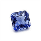 Tanzanite 1PC Chunky 14x14 MM Square Faceted Blue Genuine Semi Precious Loose Gemstones