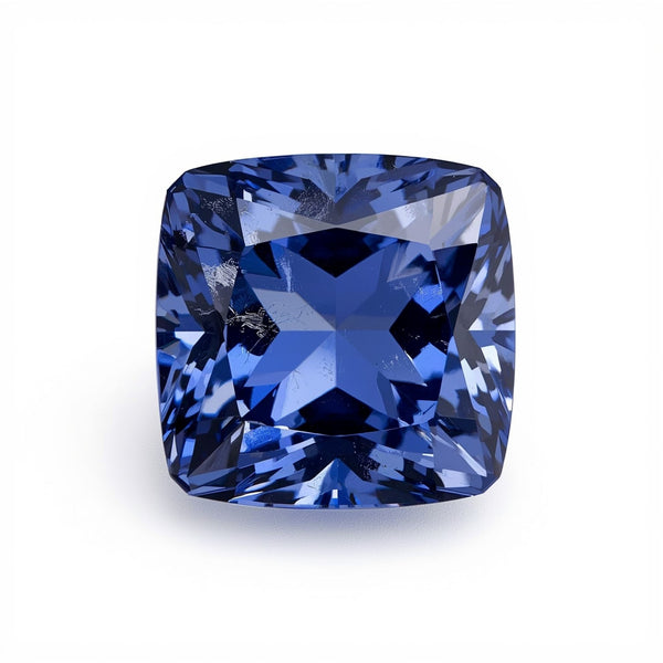 Tanzanite 1PC Chunky 15x15 MM Square Faceted Blue Superior Semi Precious Gems