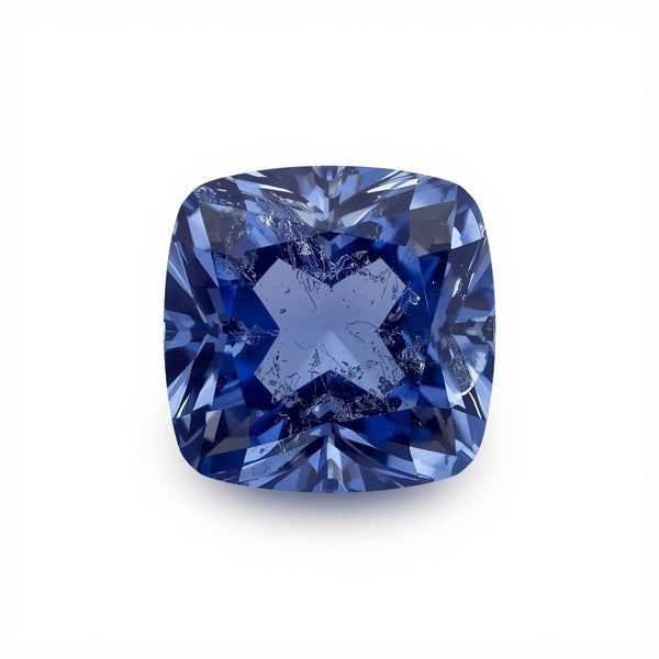 Tanzanite 1PC Chunky 16x16 MM Square Faceted Blue Pure Semi Precious Loose Gems