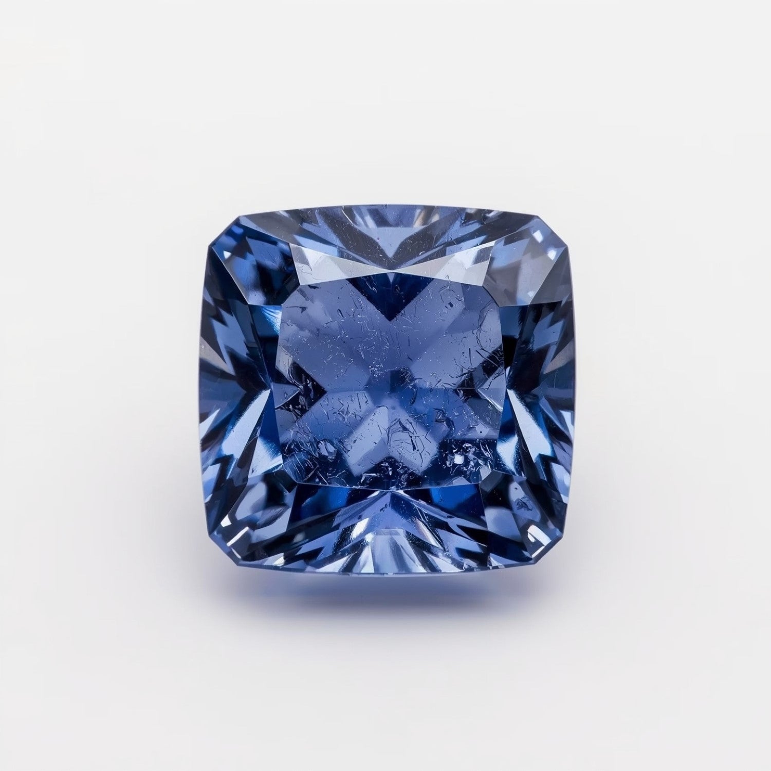 Tanzanite 1PC Chunky 16x16 MM Square Faceted Blue Pure Semi Precious Loose Gems