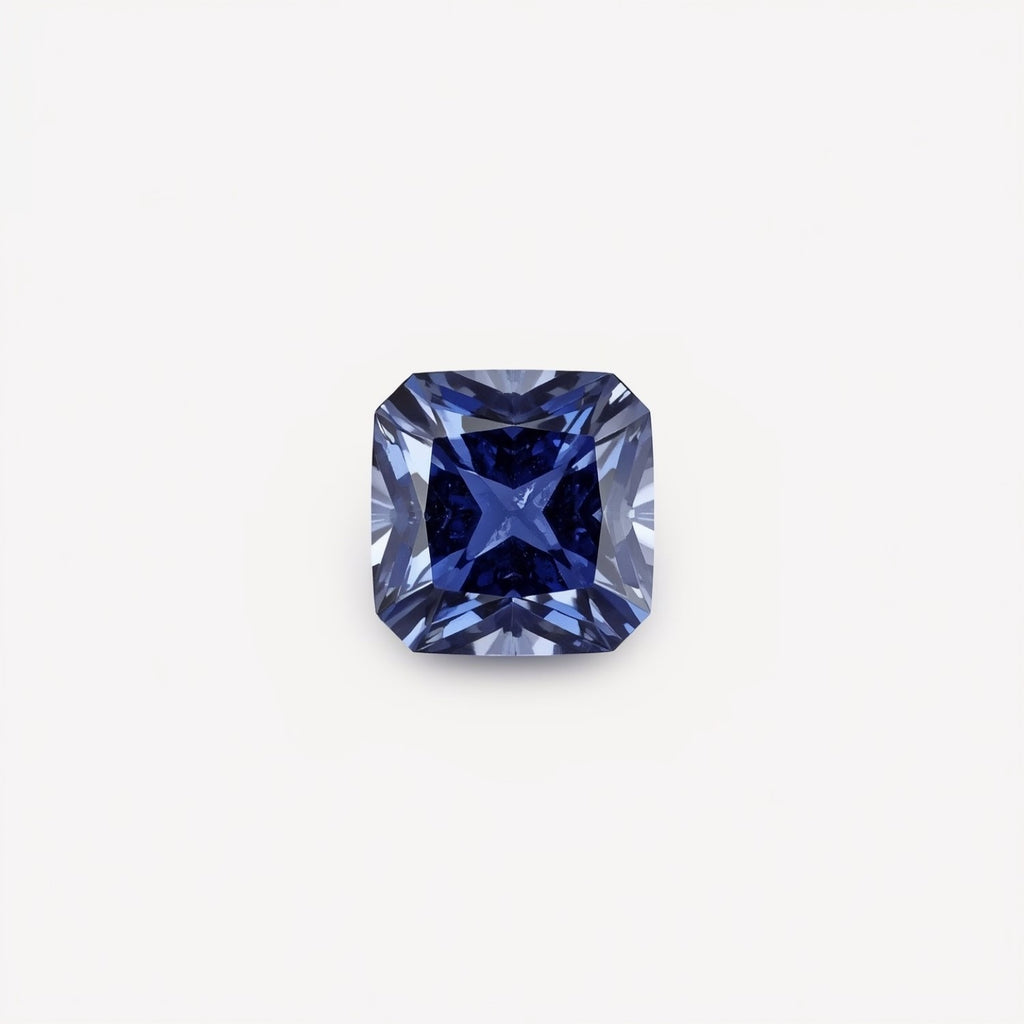 Tanzanite 10PC Tiny 3x3 MM Square Faceted Blue Fiery Semi Precious Gems