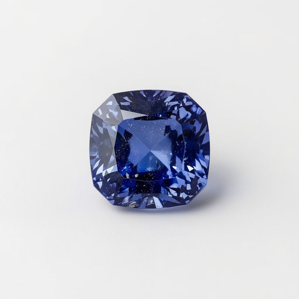 Tanzanite 1PC Tiny 5x5 MM Square Faceted Blue Sparkling Semi Precious Loose Gemstone
