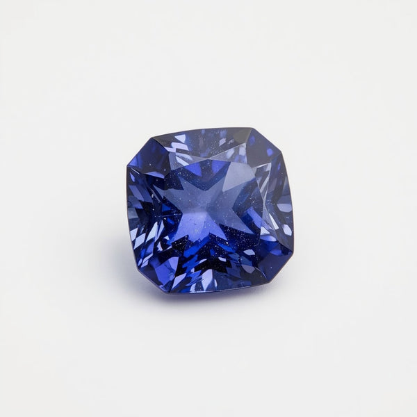 Tanzanite 1PC Tiny 6x6 MM Square Faceted Blue Polished Semi Precious Loose Gemstones