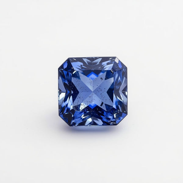 Tanzanite 1PC Small 8x8 MM Square Faceted Blue Luster Semi Precious Loose Gems