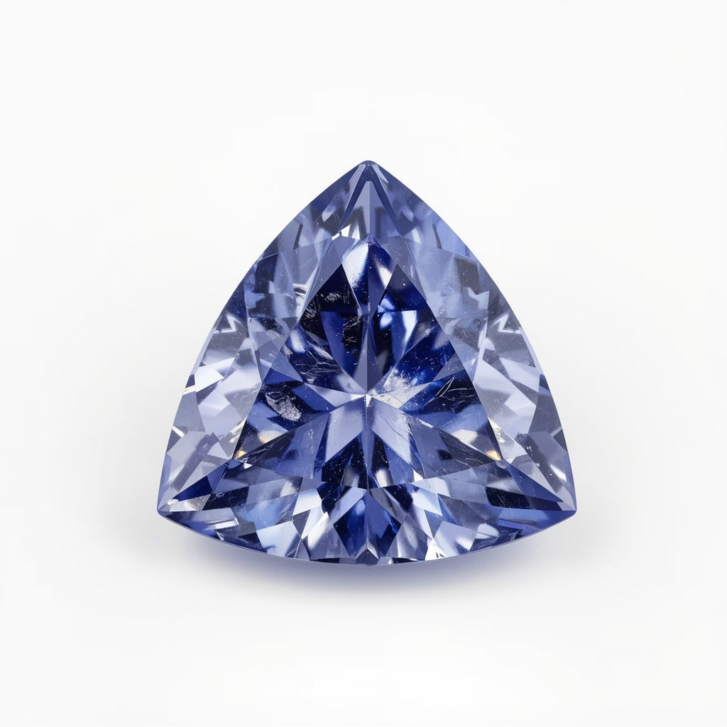 Tanzanite 1PC Large 12x12 MM Triangle Faceted Blue High-Quality Semi Precious Loose Gems
