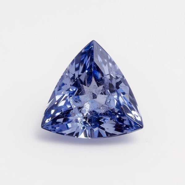 Tanzanite 1PC Chunky 13x13 MM Triangle Faceted Blue Natural Semi Precious Loose Gemstone