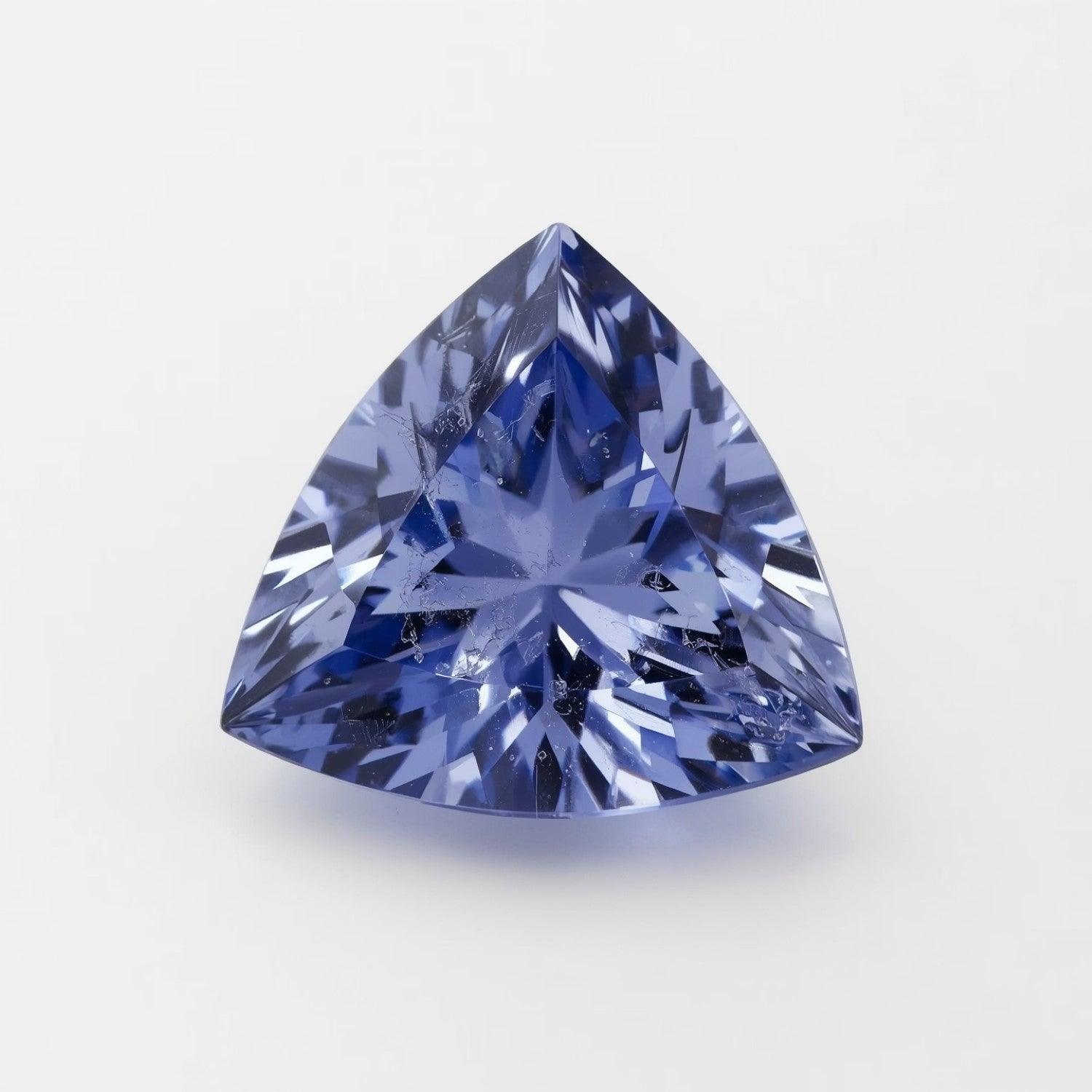 Tanzanite 1PC Chunky 15x15 MM Triangle Faceted Blue Superior Semi Precious Gems