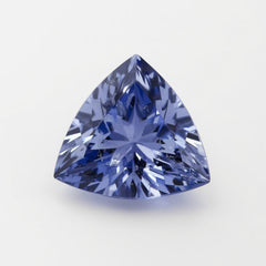 Tanzanite 1PC Chunky 15x15 MM Triangle Faceted Blue Superior Semi Precious Gems
