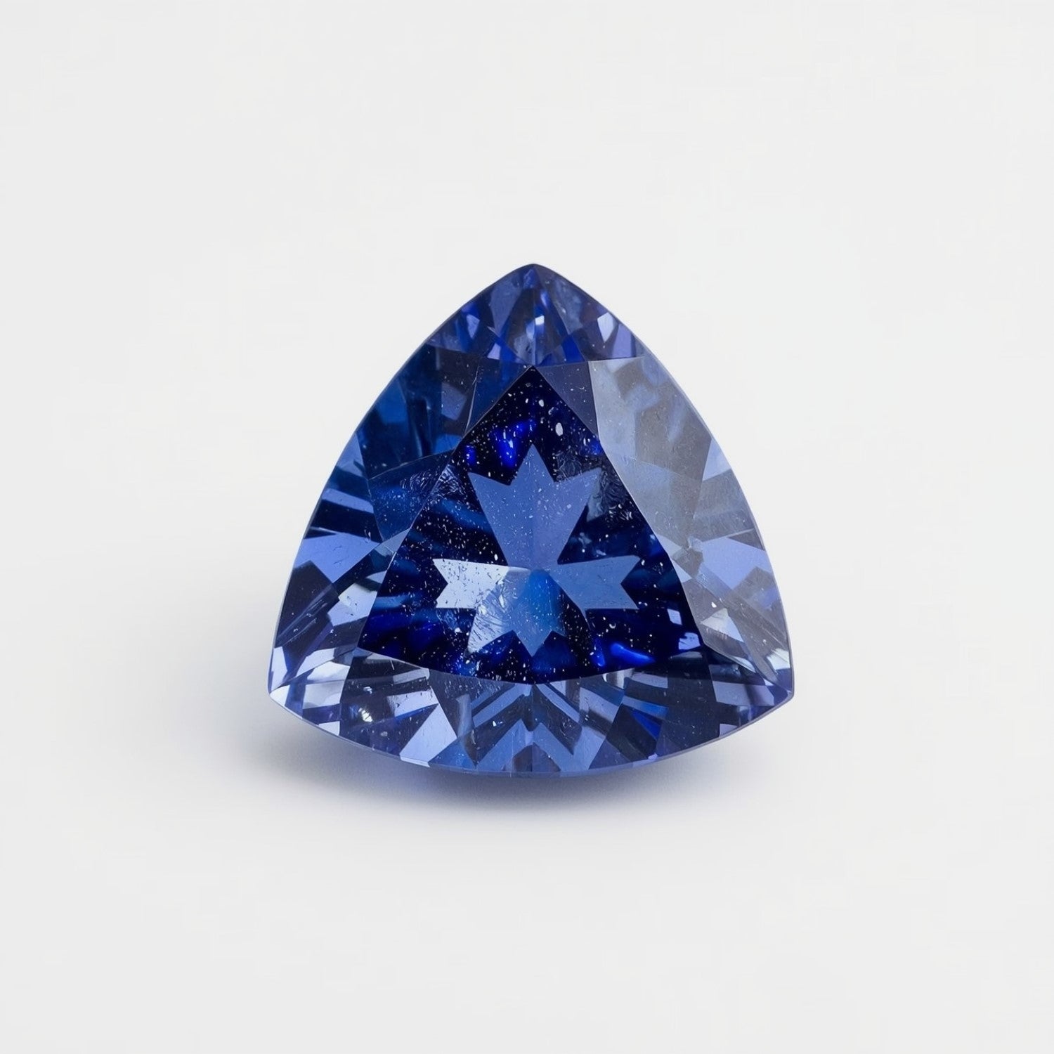 Tanzanite 1PC Chunky 16x16 MM Triangle Faceted Blue Pure Semi Precious Loose Gems Второстепенное изображение товара