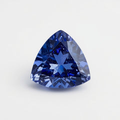 Tanzanite 1PC Chunky 16x16 MM Triangle Faceted Blue Pure Semi Precious Loose Gems