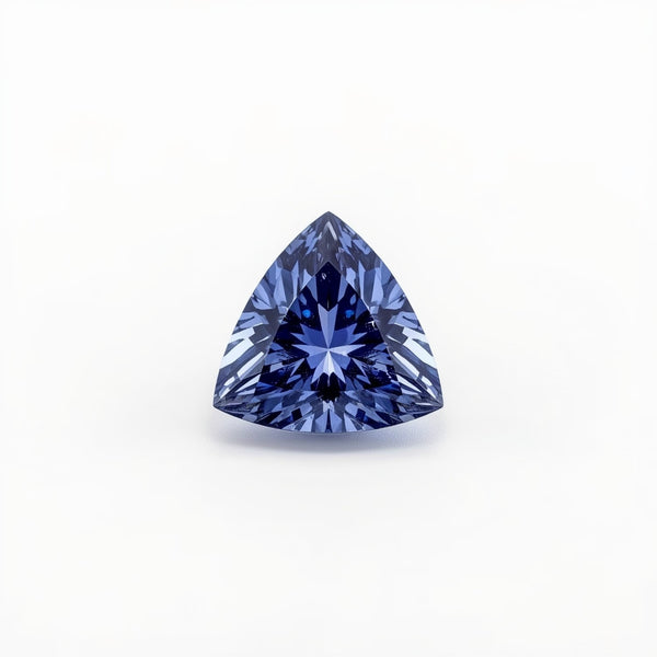 Tanzanite 10PC Tiny 3x3 MM Triangle Faceted Blue Fiery Semi Precious Gems