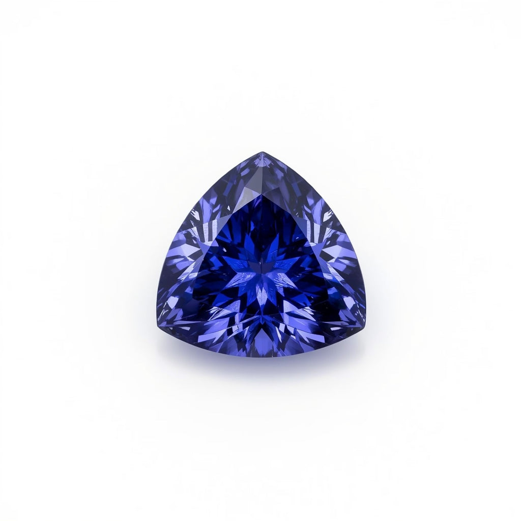 Tanzanite 10PC Tiny 3x3 MM Triangle Faceted Blue Fiery Semi Precious Gems