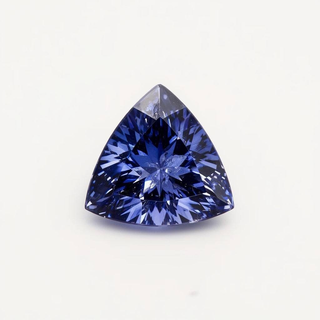 Tanzanite 10PC Tiny 4x4 MM Triangle Faceted Blue Brilliant Semi Precious Loose Gems