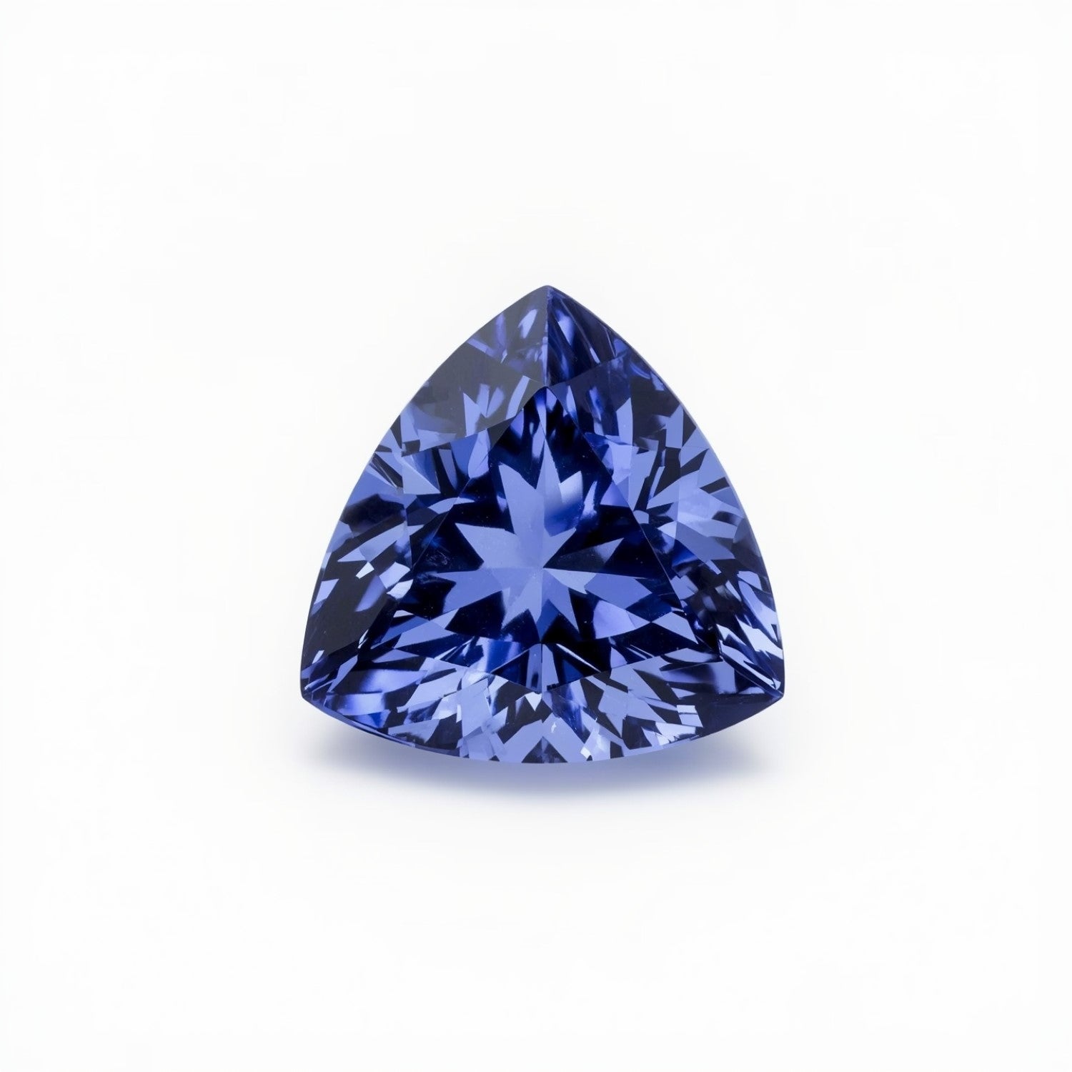 Tanzanite 1PC Small 7x7 MM Triangle Faceted Blue Splendid Semi Precious Gems メイン画像