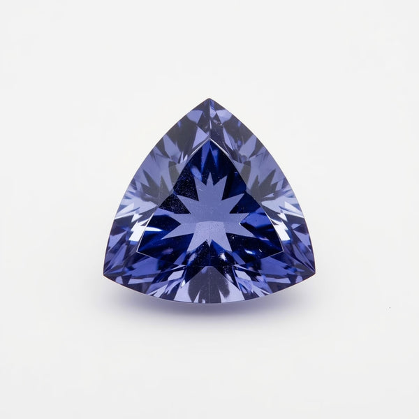 Tanzanite 1PC Small 8x8 MM Triangle Faceted Blue Luster Semi Precious Loose Gems