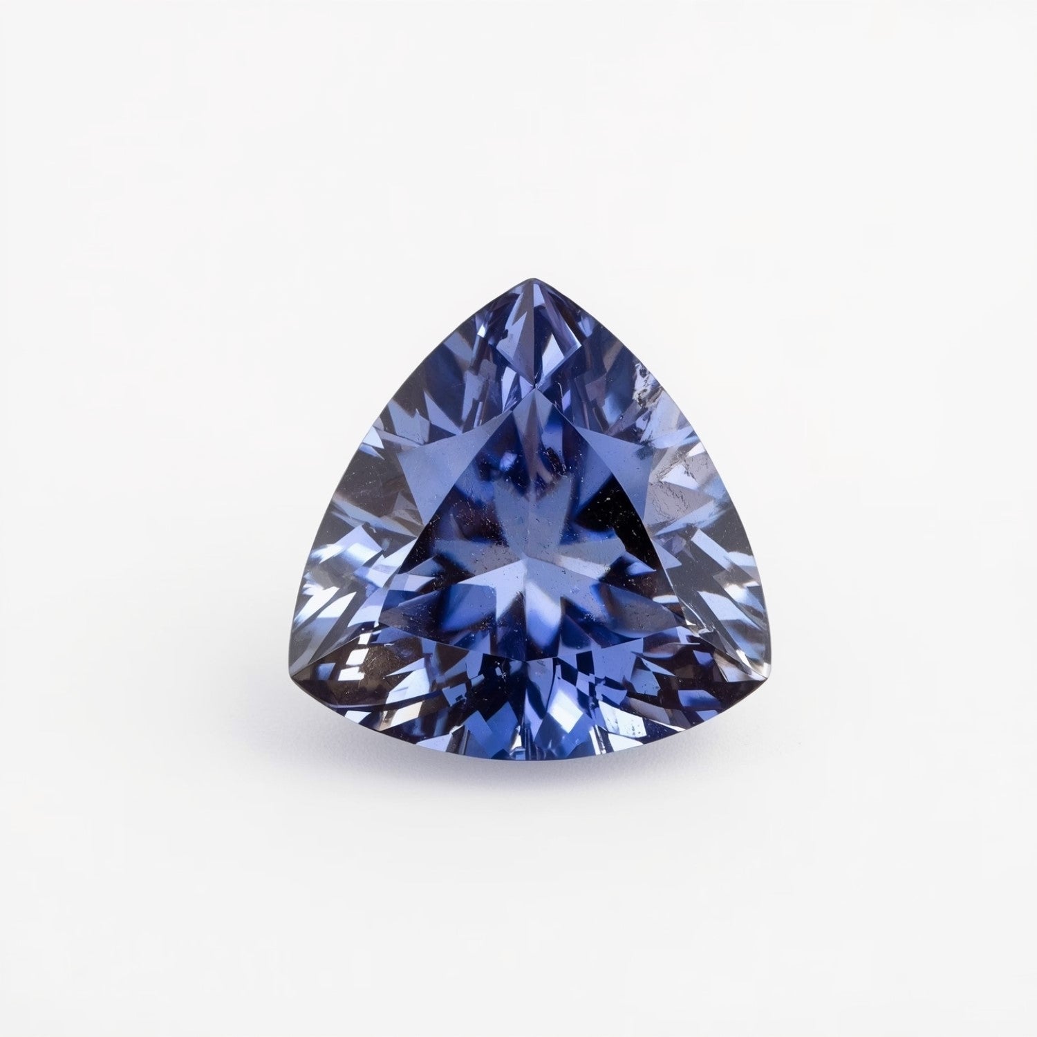 Tanzanite 1PC Medium 9x9 MM Triangle Faceted Blue Lustrous Semi Precious Loose Gemstone Главное изображение товара