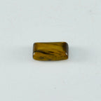 Tiger Eye 1PC Large 8x16 MM Baguette Cabochon Brown Superior semi Precious Gems