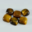Tiger Eye 1PC Large 11x11 MM Cushion Cabochon Brown High Quality semi Precious Loose Gems