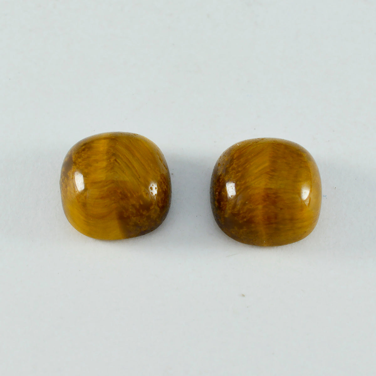Tiger Eye 1PC Small 7x7 MM Cushion Cabochon Brown Luster semi Precious Loose Gemstones Immagine principale del prodotto