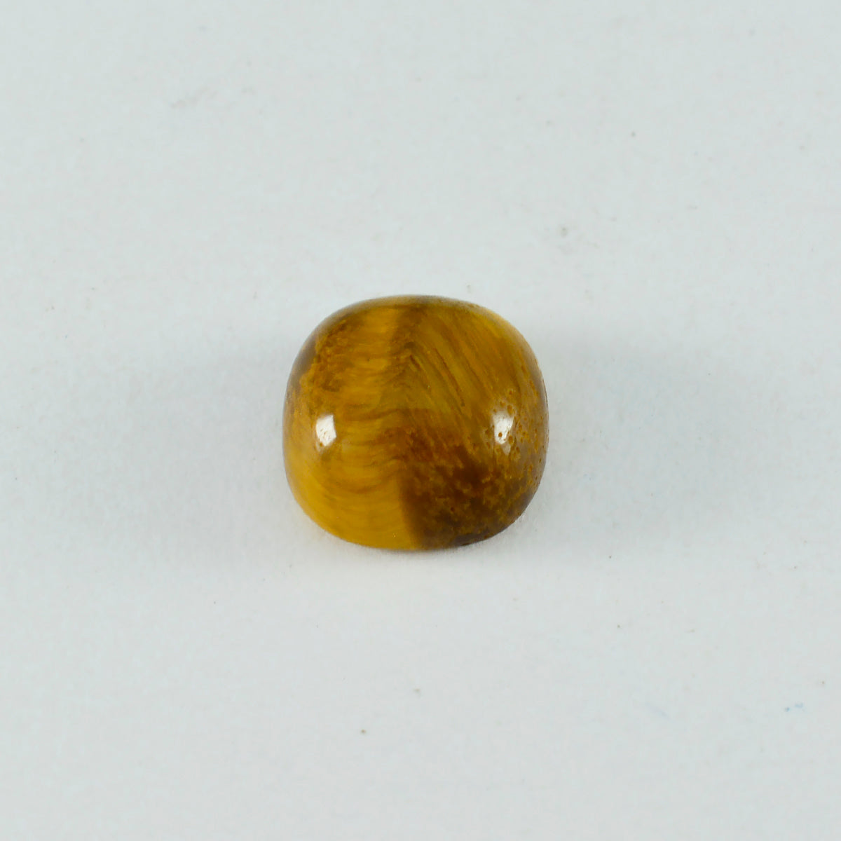 Tiger Eye 1PC Small 8x8 MM Cushion Cabochon Brown Lustrous semi Precious Semi Precious Gemstone