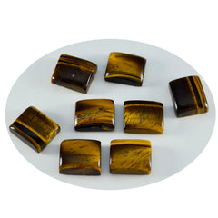 Tiger Eye 1PC Tiny 5x7 MM Emerald Cabochon Brown Fiery semi Precious Semi Precious Gemstone