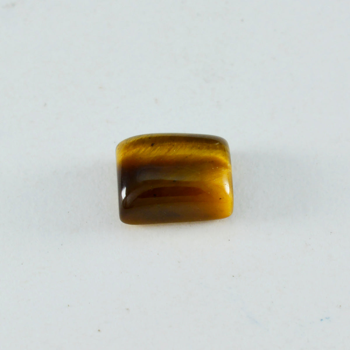 Tiger Eye 1PC Small 7x9 MM Emerald Cabochon Brown Polished semi Precious Loose Gems